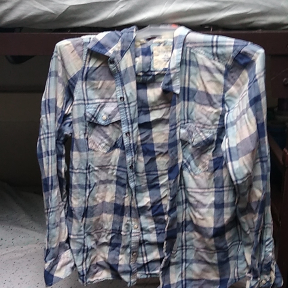 Plaid button up